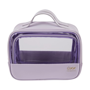 2 Piece Makeup Bag Set, Purple - OXX Cosmetics