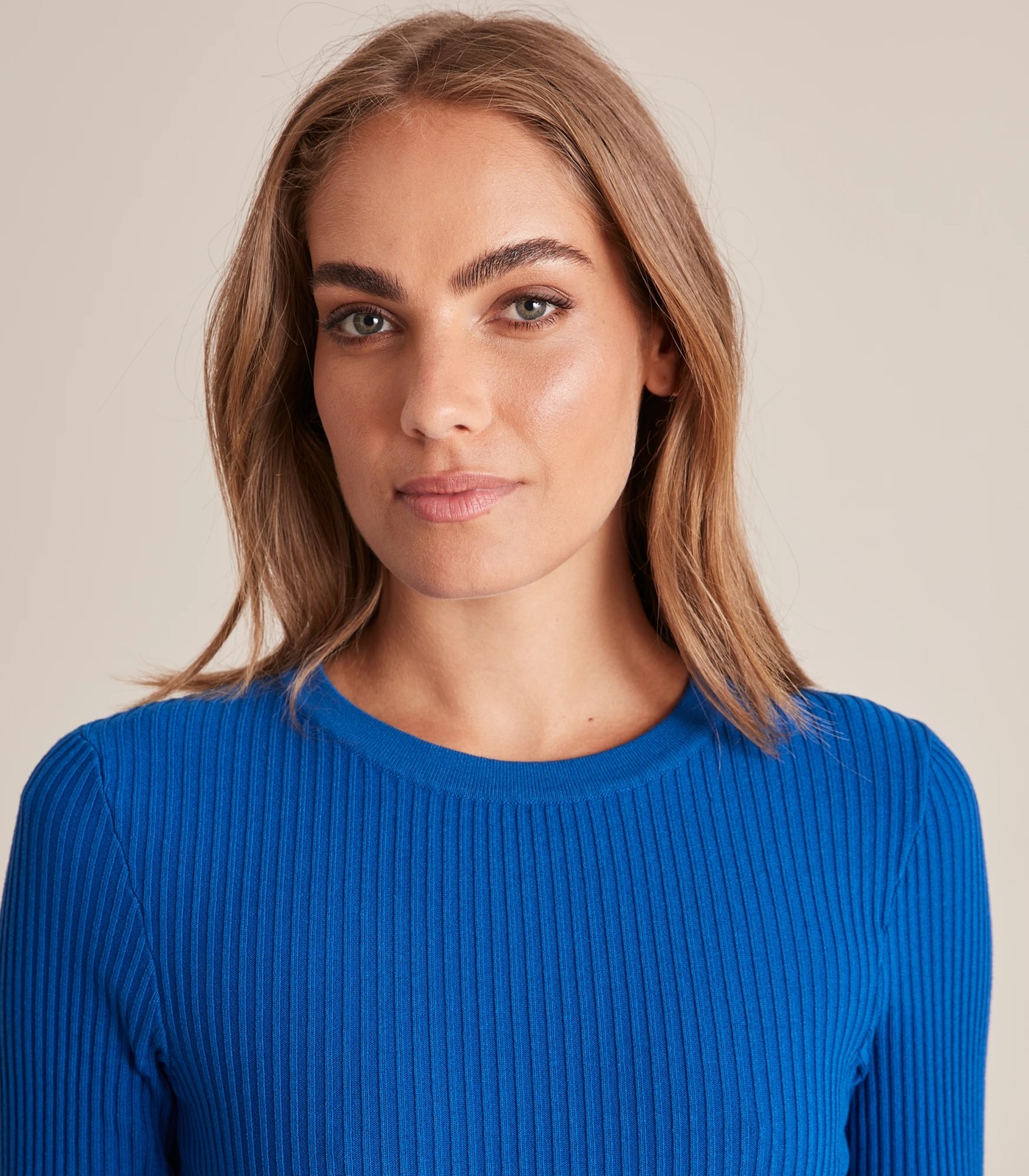Preview Elbow Sleeve Rib Knit Top Target Australia