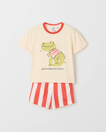 Australian Cotton Younger Boys Oversized Jersey Pyjama Set