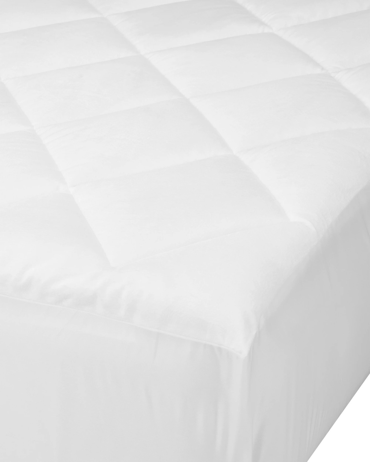 Anko Reversible Plush Mattress Topper, Double Bed - White 5 of 6