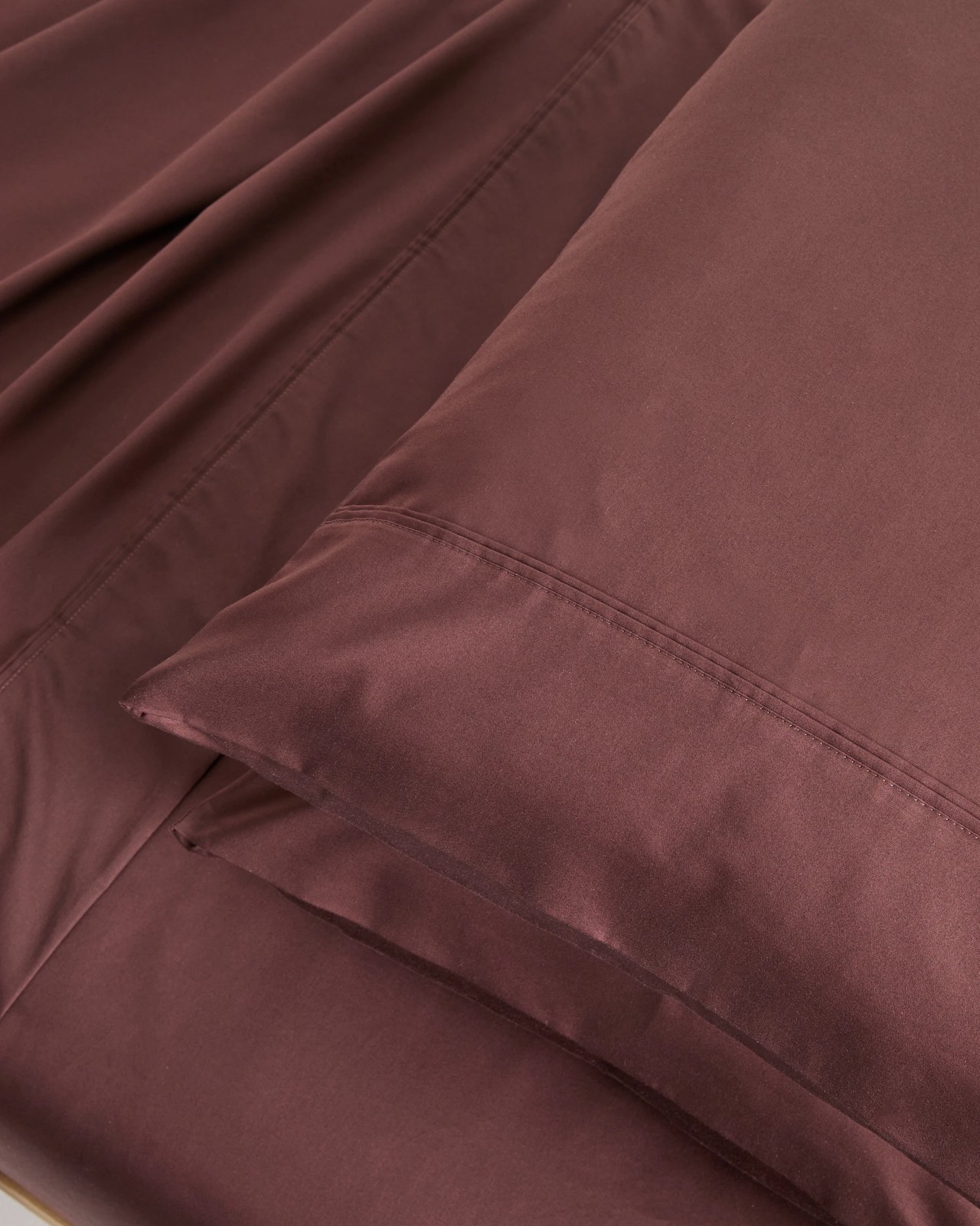 Egyptian Cotton 600 Thread Count Extra Deep Sheet Set - Chocolate 3 of 3