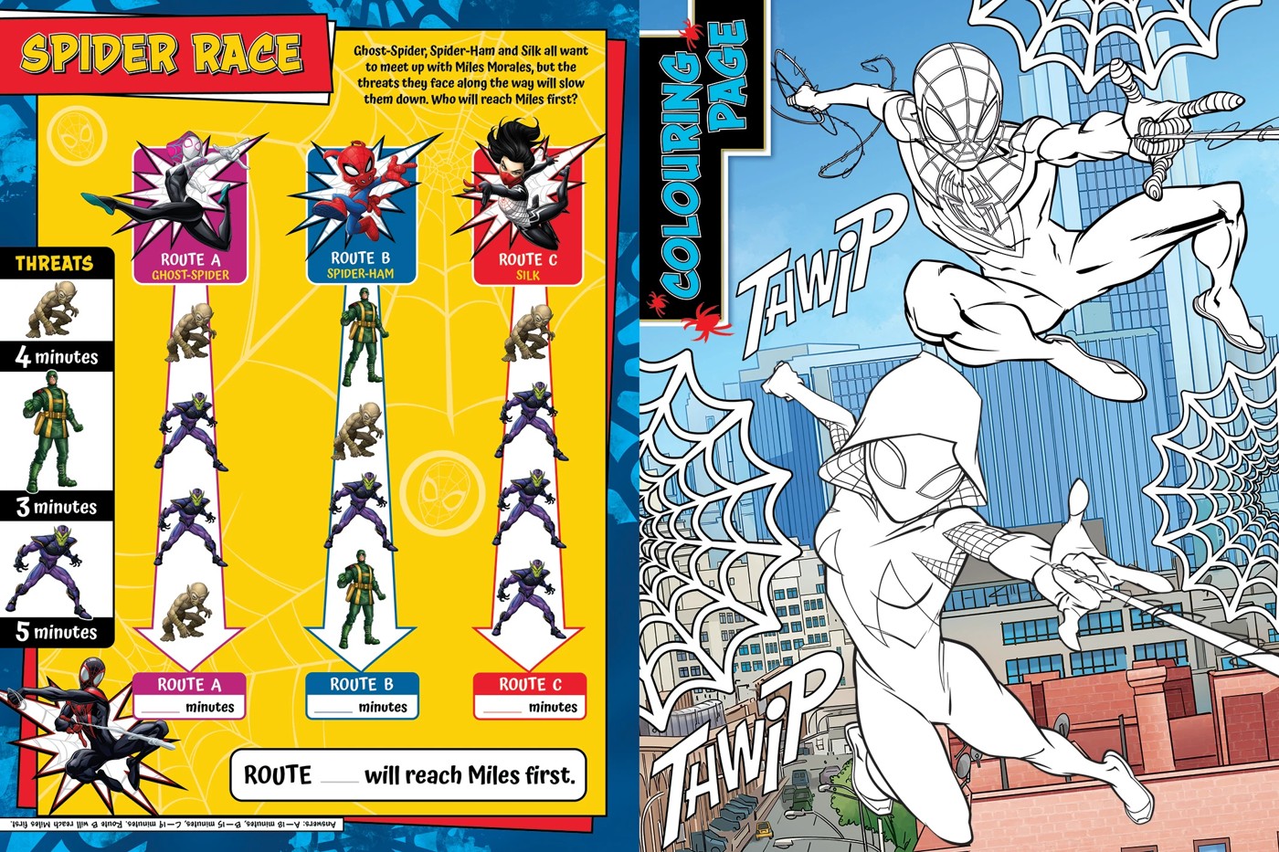 Marvel Spider-Man: Magic Reveal Search-and-Find Activity Book 2 of 3
