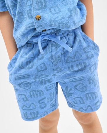 Australian Cotton Blend Terry Volley Shorts