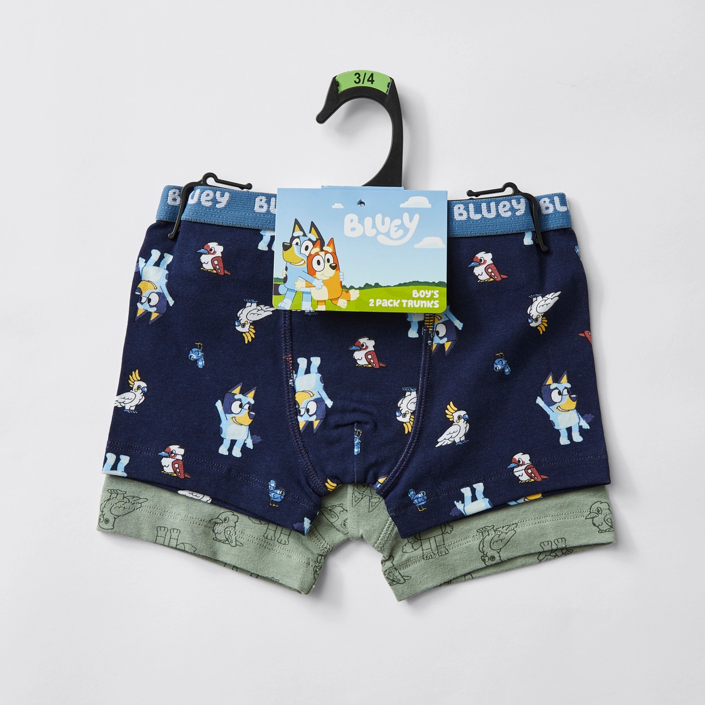 Bluey 2 Pack Boys Trunks 5 of 5