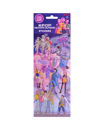 K-Pop Demon Hunters Bubble Stickers 3-Pack