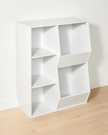 Anko 3 Cube with Cubby Storage Unit - White
