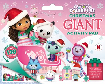 Gabby’s Dollhouse: Christmas Giant Activity Pad
