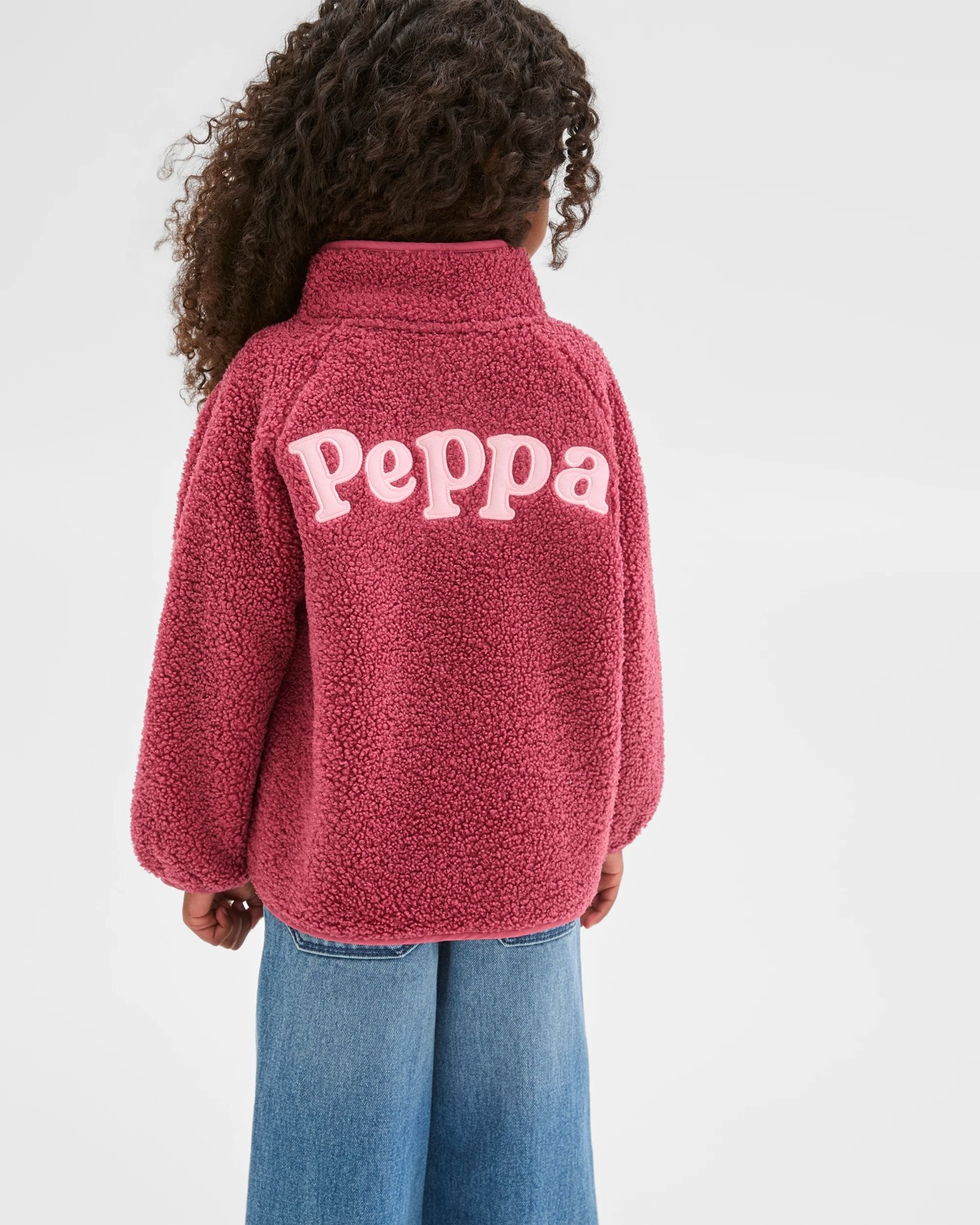 Peppa Pig Teddy Fleece Embroidered Jacket 4 of 6