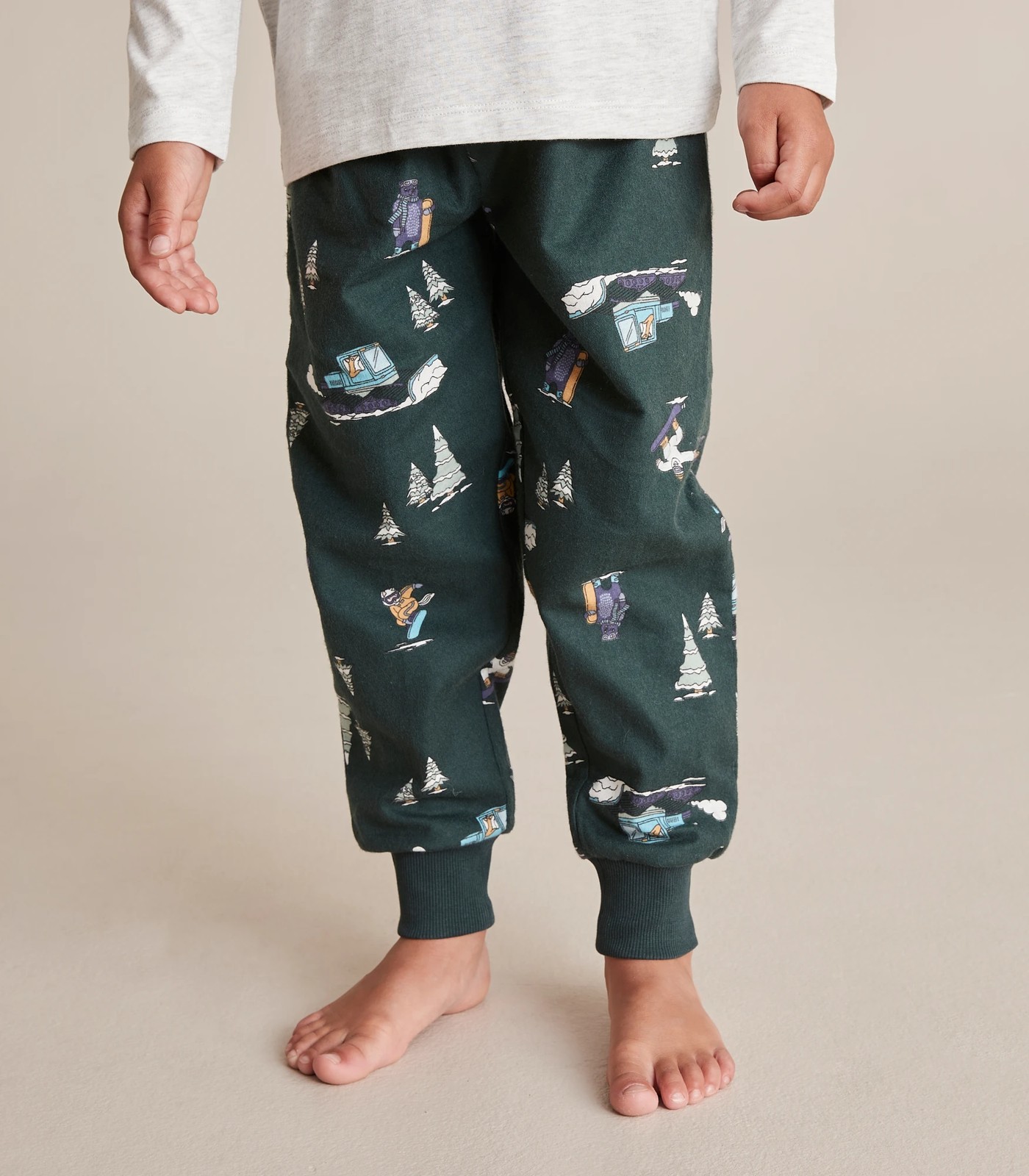 Men’s Jogger Pajama Set - Navy Bear