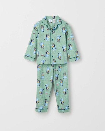 Bluey Organic Cotton Younger Boys Flannelette Pyjama Set