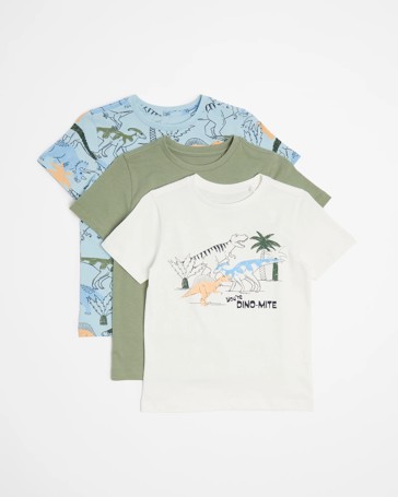 Dinosaur 3 Pack T-shirts