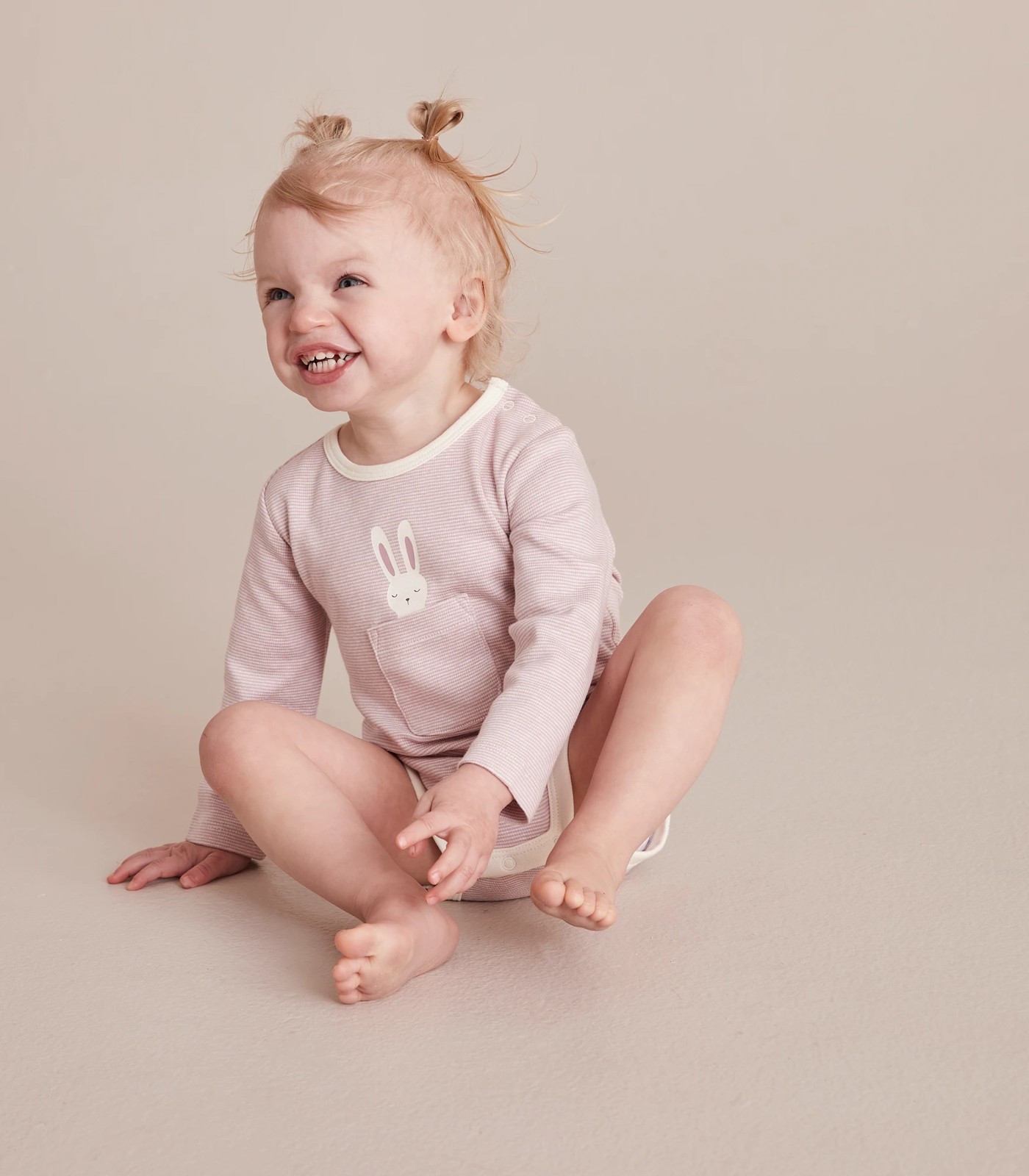 Baby Organic Cotton Stripe Bodysuit 4 of 6