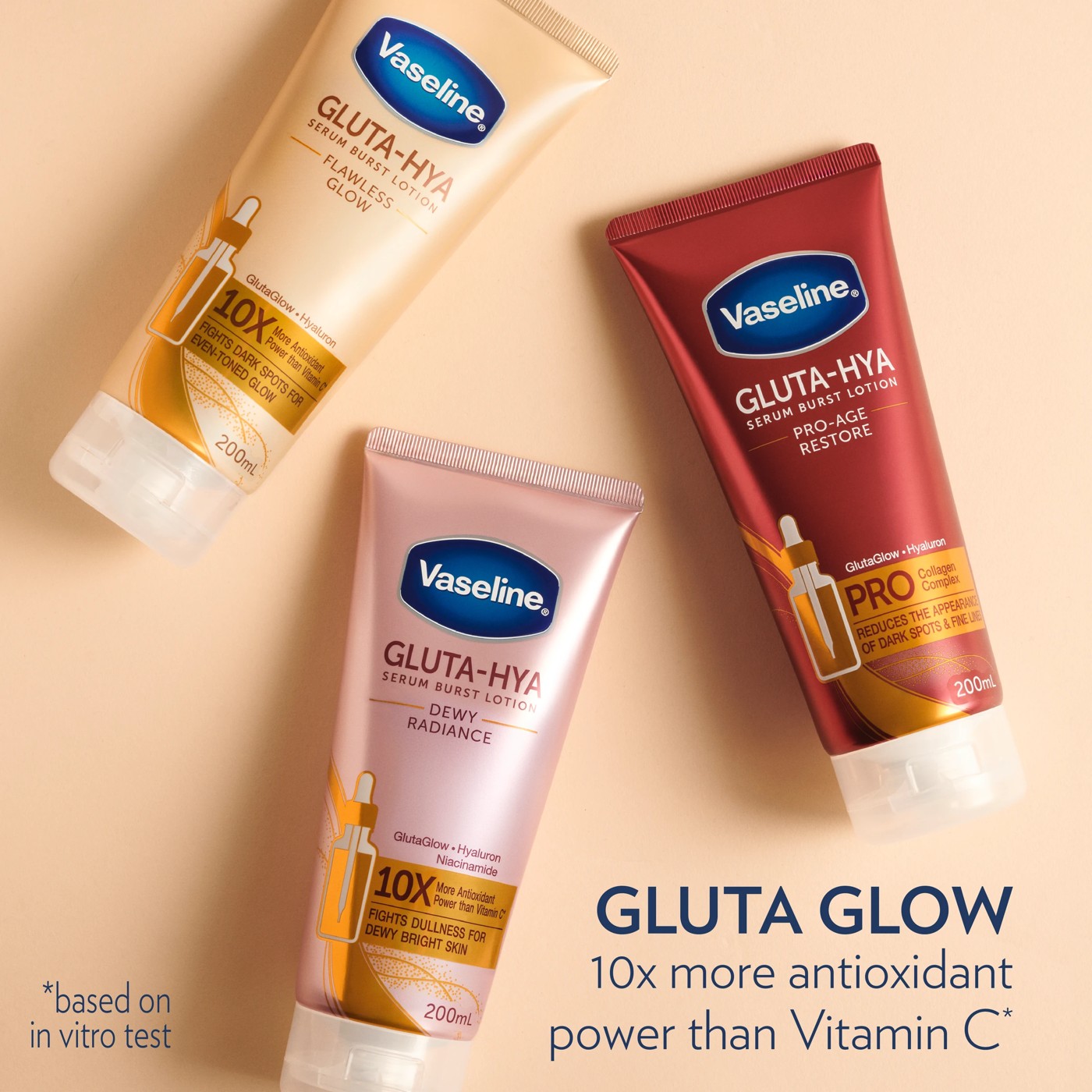 Vaseline Gluta-Hya Serum Burst Dewy Radiance Body Lotion 200ml 5 of 5