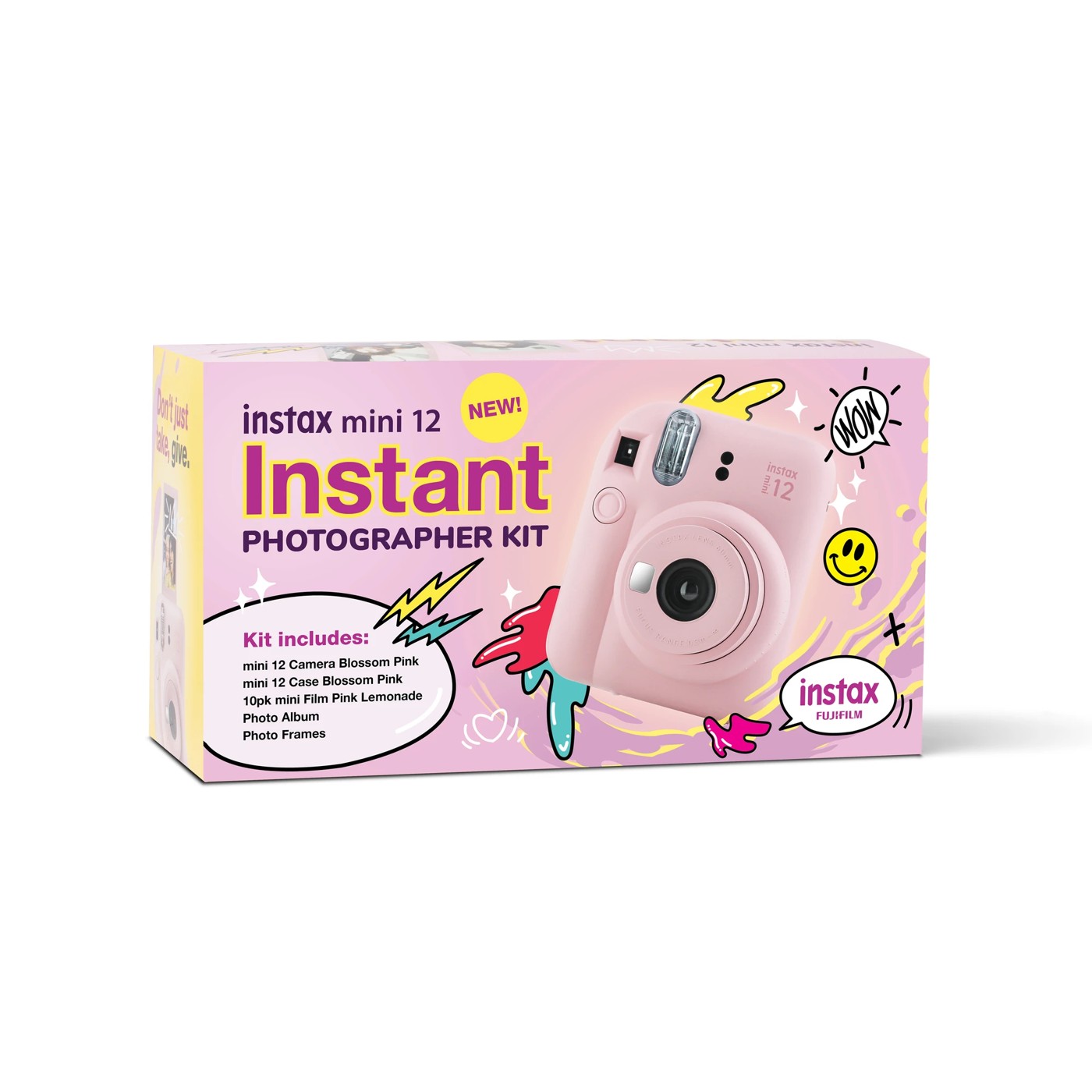 Instax Mini 12 Instant Film Camera - Blossom Pink