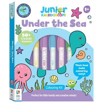 Junior Kaleidoscope Under the Sea Colouring Kit - Book