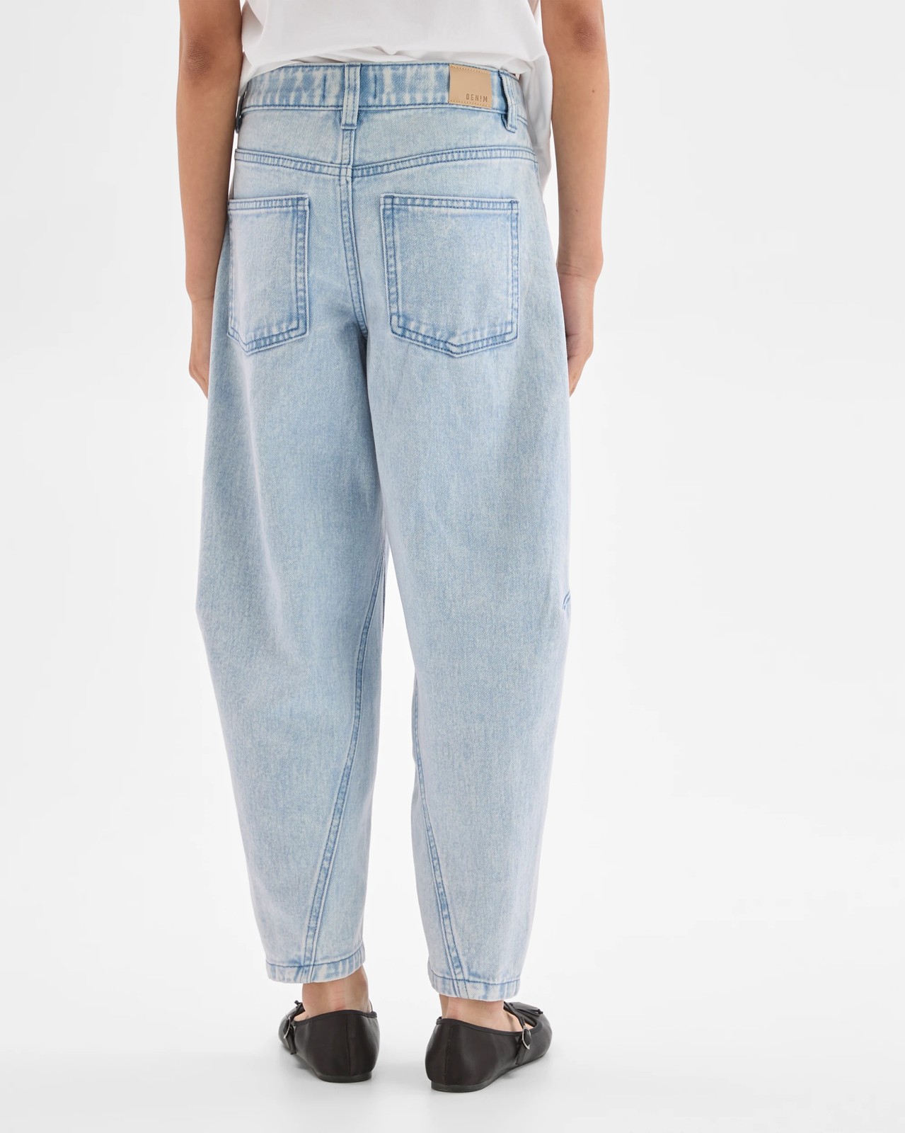 Barrel Leg Denim Jeans 5 of 5