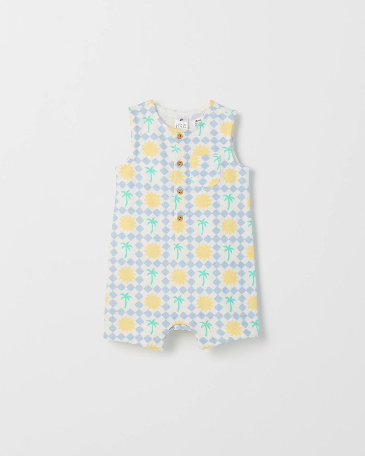 Baby Organic Cotton Knit Romper 4 of 6