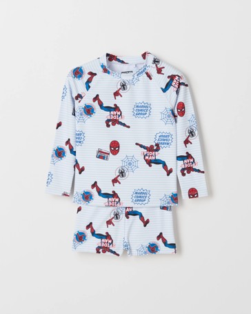 Marvel Spider-Man Swim Rash Set