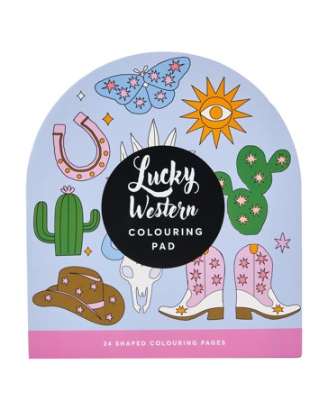 Anko Colouring Pad - Lucky Western