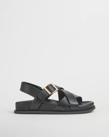 Genuine Suede Leather Strap Sandals - Danny