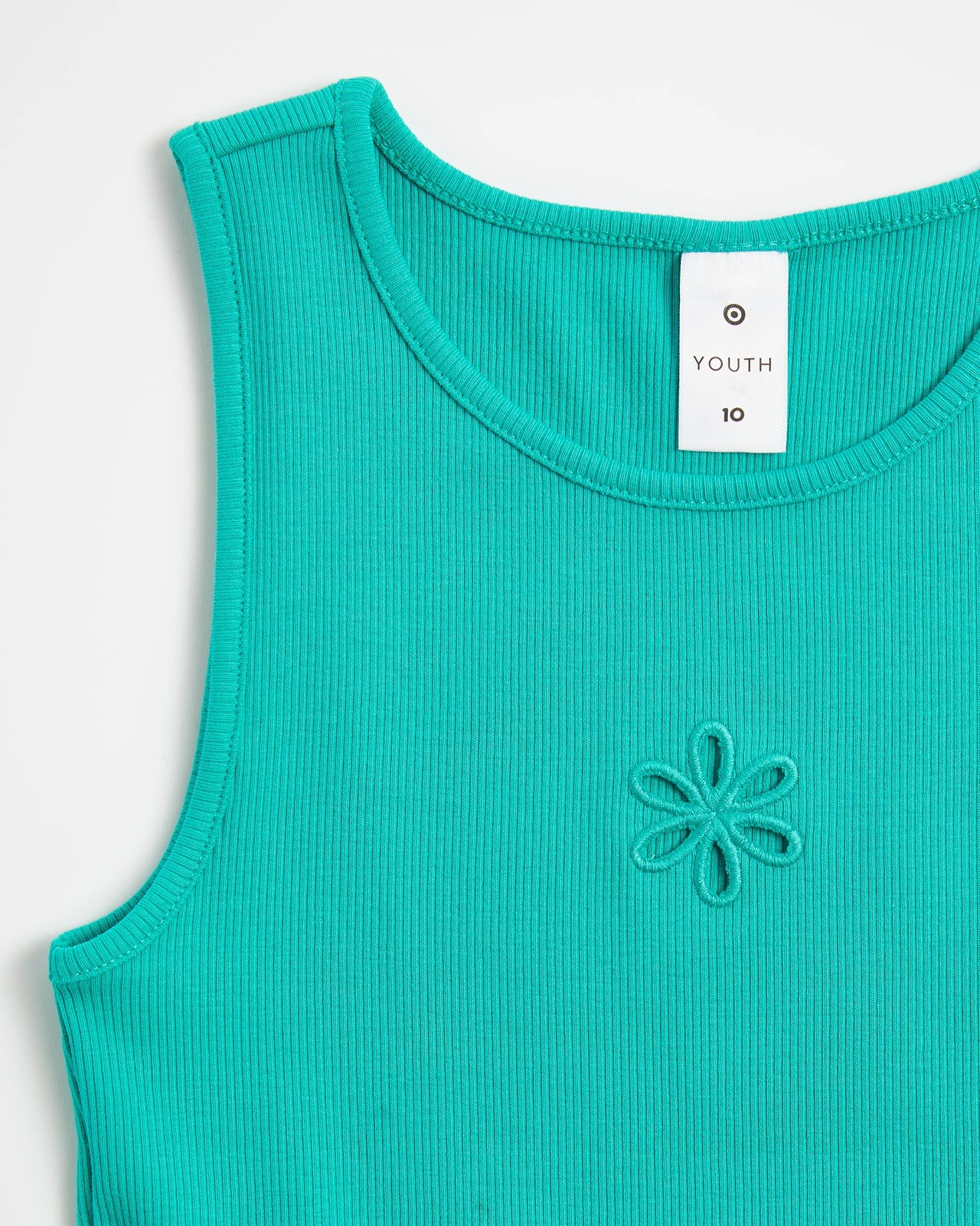 Rib Embroidered Tank 5 of 5