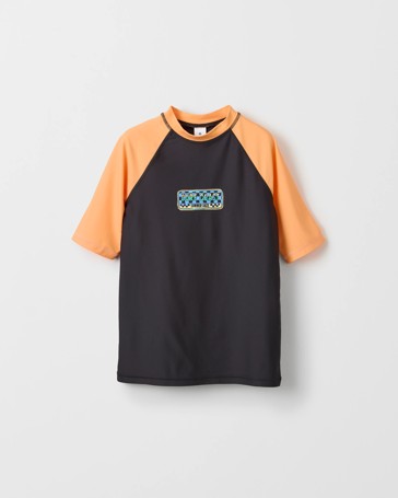 Short Sleeve Splice Swim Rashie
