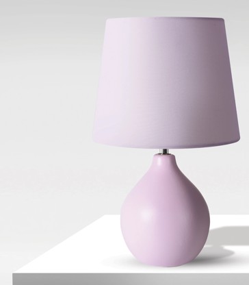 Essentials by Mirabella Vinny Lilac Table Lamp