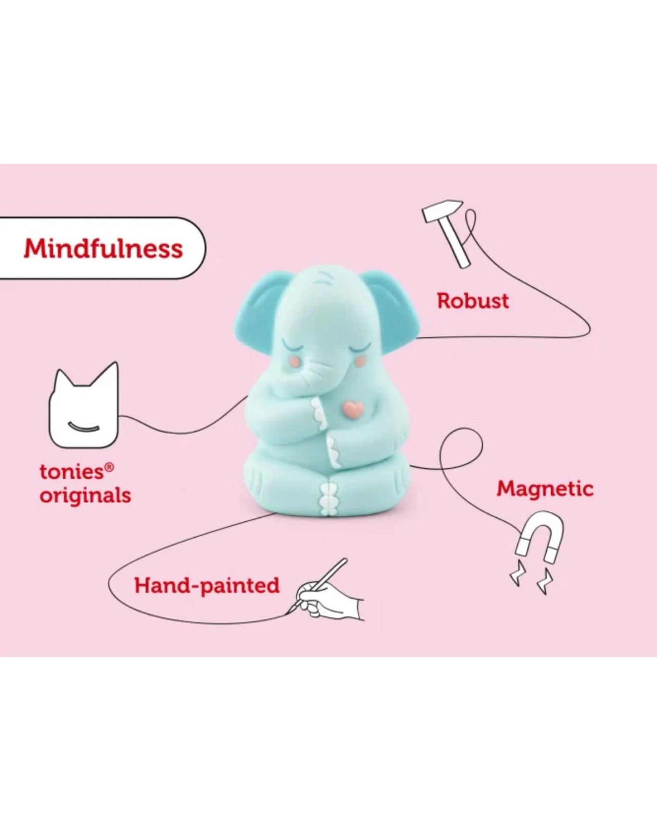 Tonies - Mindfulness Tonie - Greta the Elephant Tonie Audio Character 4 of 6