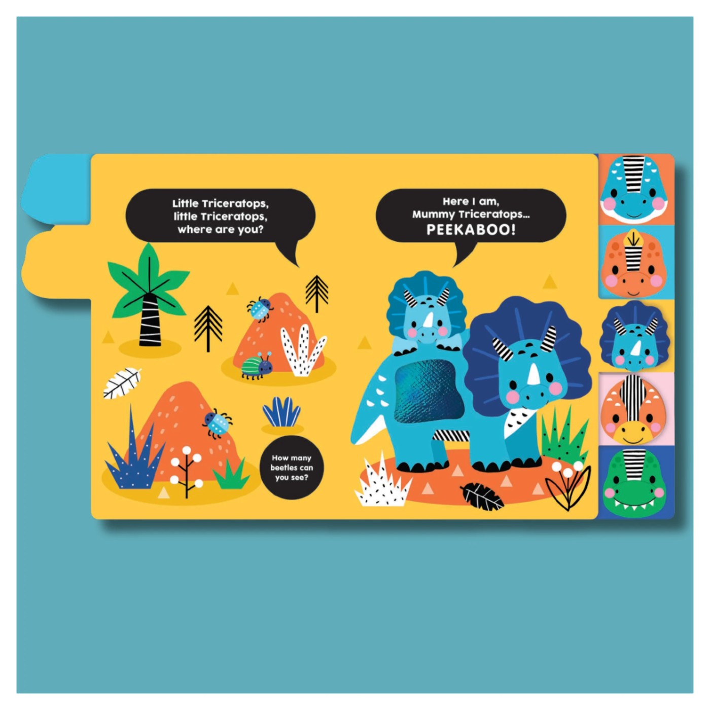 Touch and Find Peekaboo: Little Dinosaur - Book 2 of 4