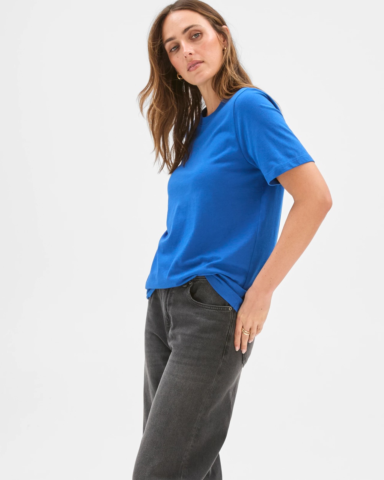 Australian Cotton Classic T-Shirt - Deep Ocean 5 of 6