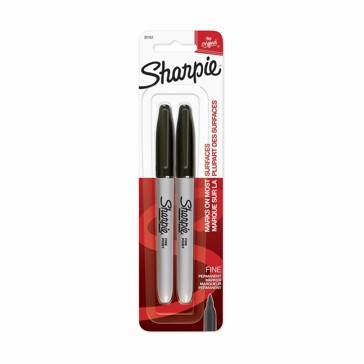 2 Pack Sharpie Fine Point Permanent Markers