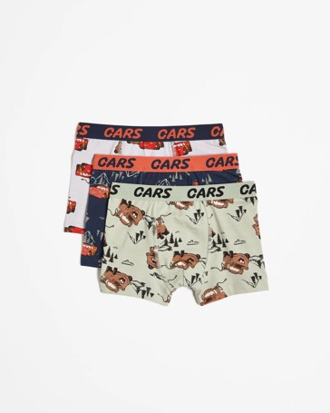 Disney Pixar Cars Boys Trunks 3 Pack Underwear Gift Set
