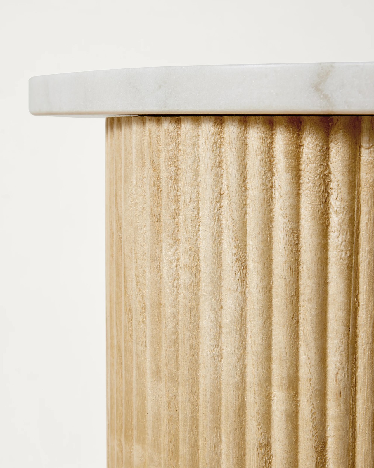 Anko Marble Ribbed Side Table 5 of 6