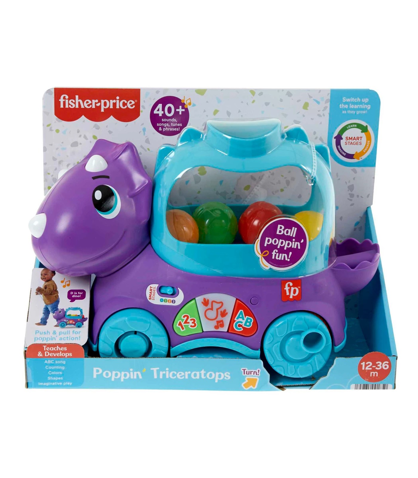 Fisher Price Poppin Triceratops Target Australia