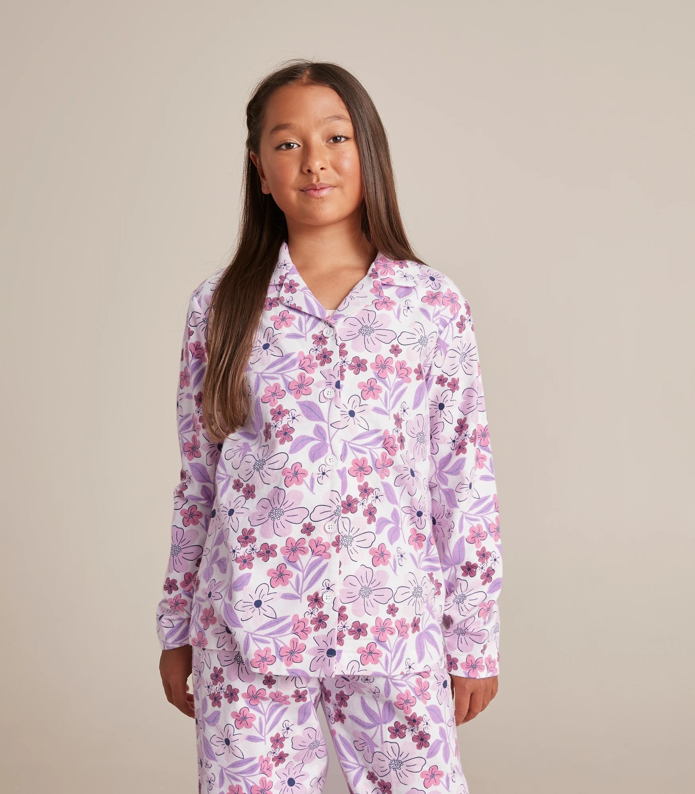 Kids Sibling Matching Floral Cotton Flannelette Pyjama Set | Target ...