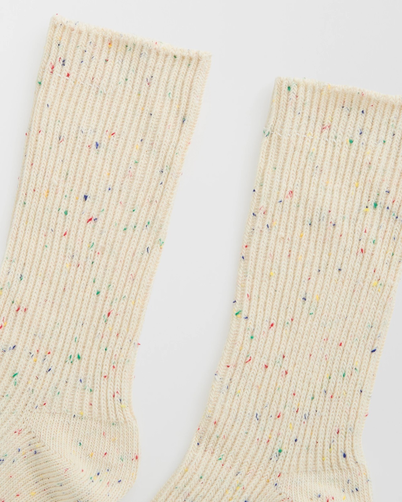 Australian Cotton Blend Marled Crew Socks 2 of 3