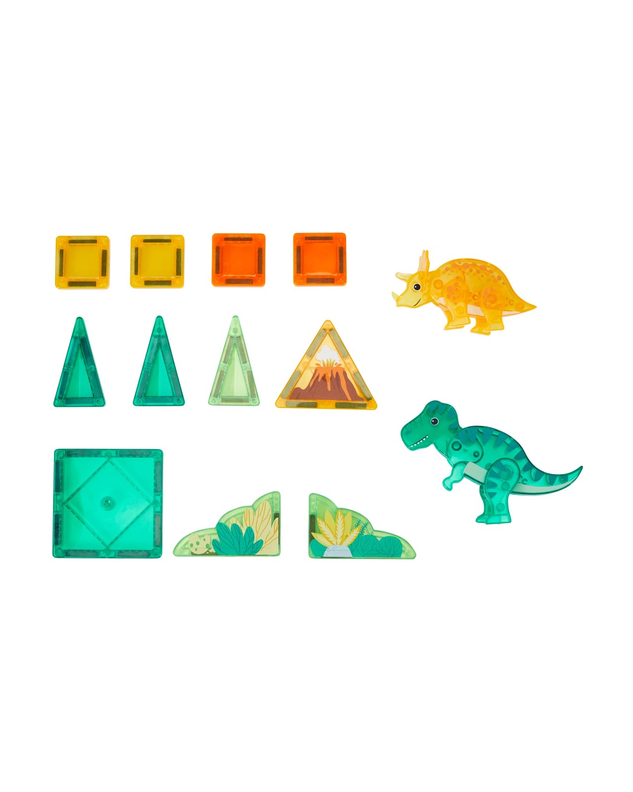 Anko 13 Piece Dinosaur Magnetic Tiles 5 of 5