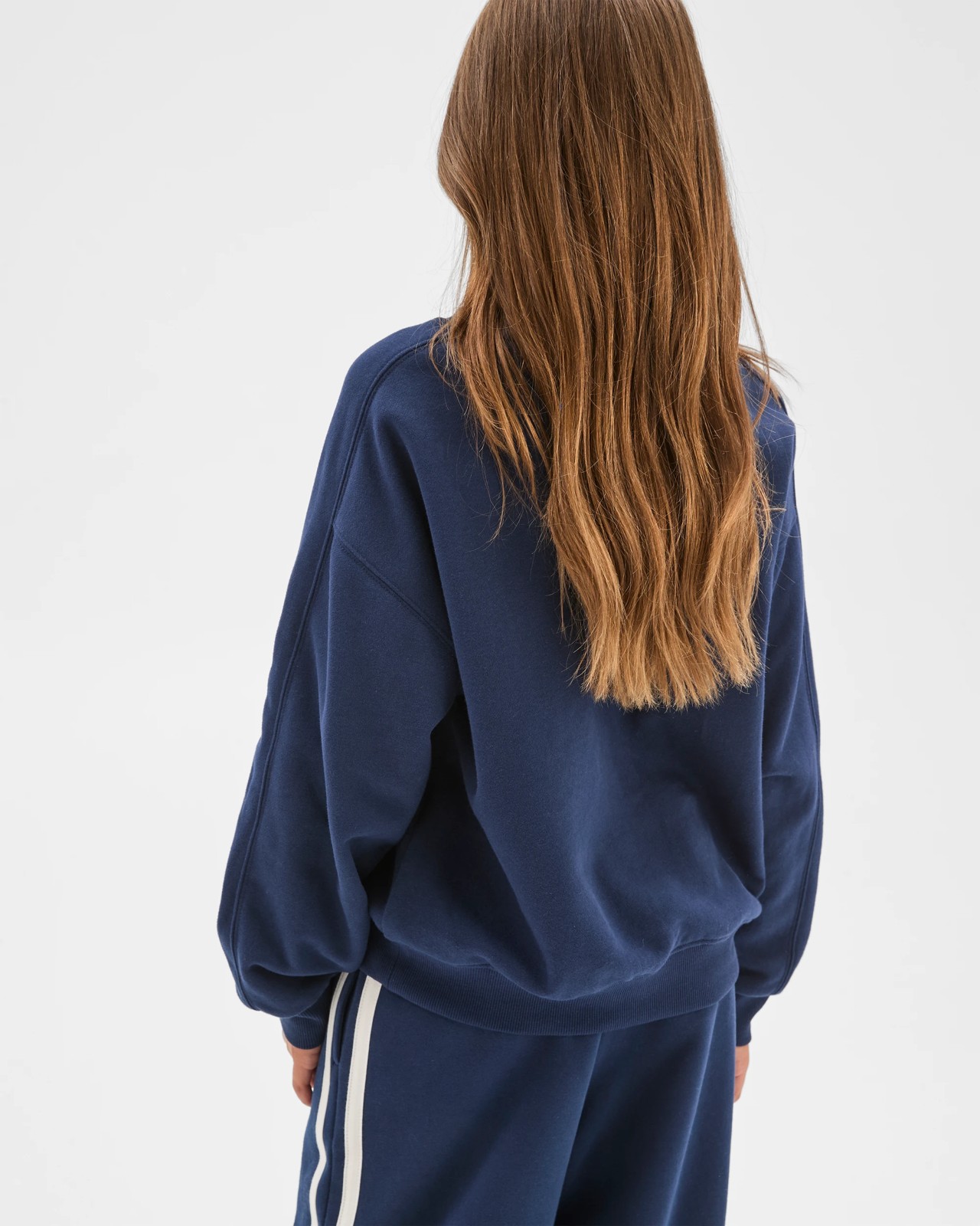 Australian Cotton Blend Long Sleeve Fleece Top 3 of 5