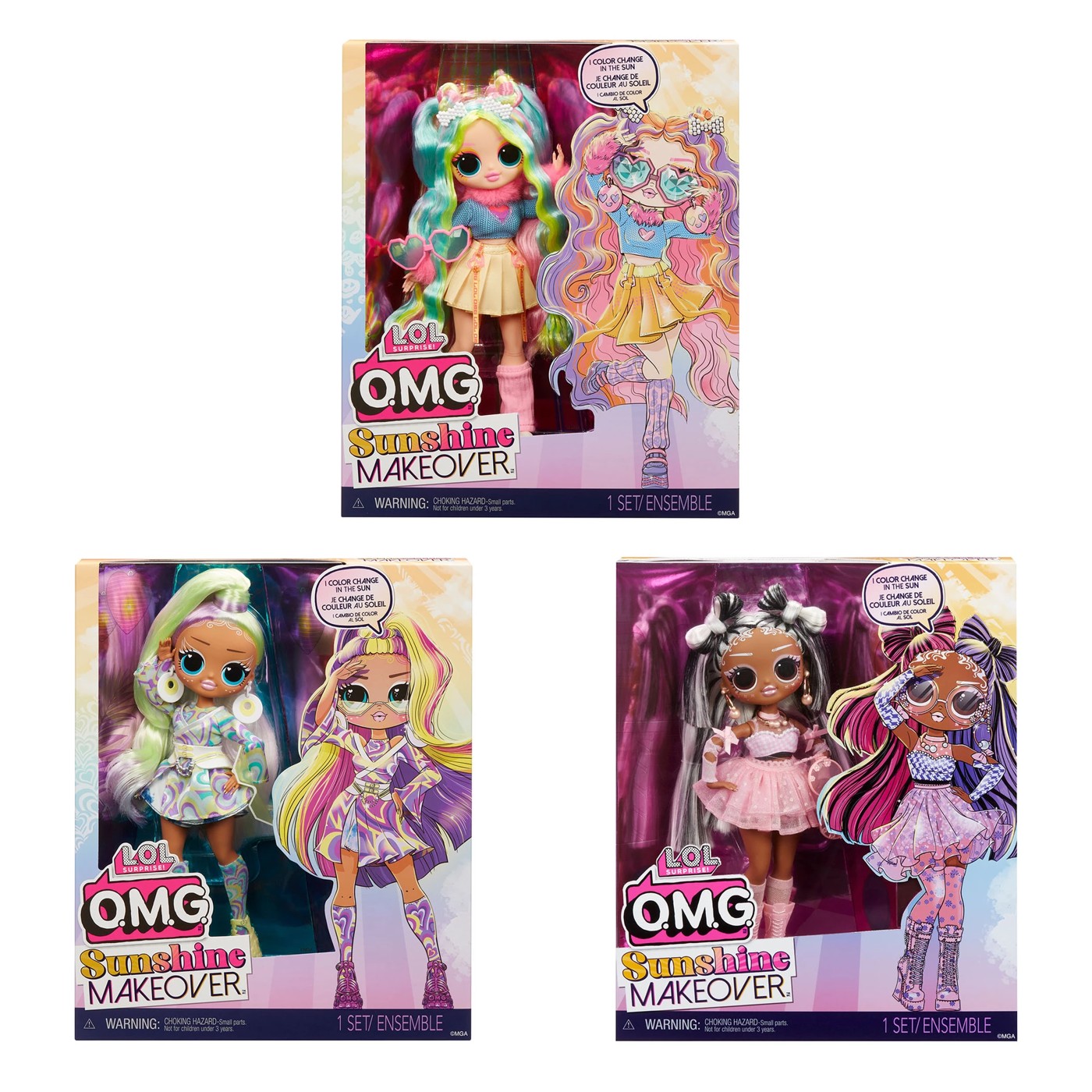 Buy LOL Surprise OMG Sunshine Makeover Switches Fashion Doll, LOL OMG