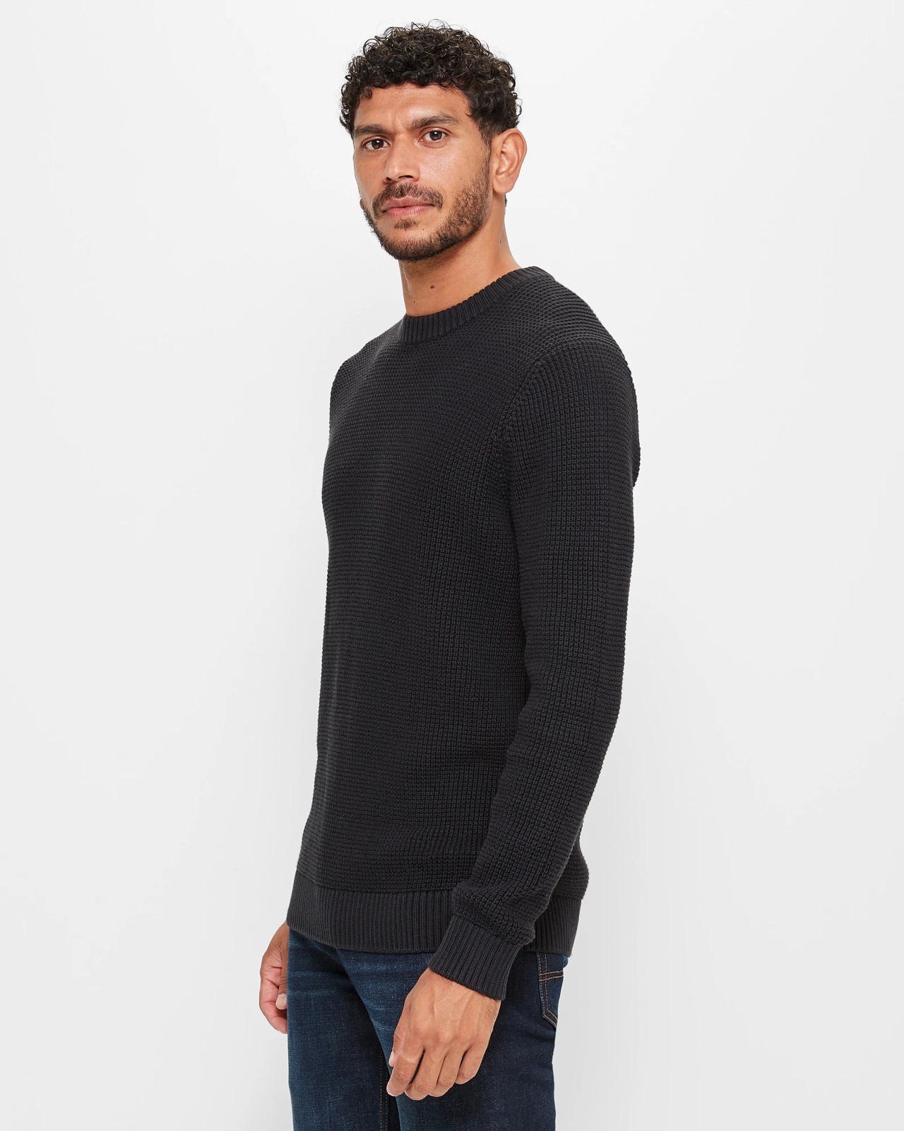 Australian Cotton Knit Top - Black | Target Australia