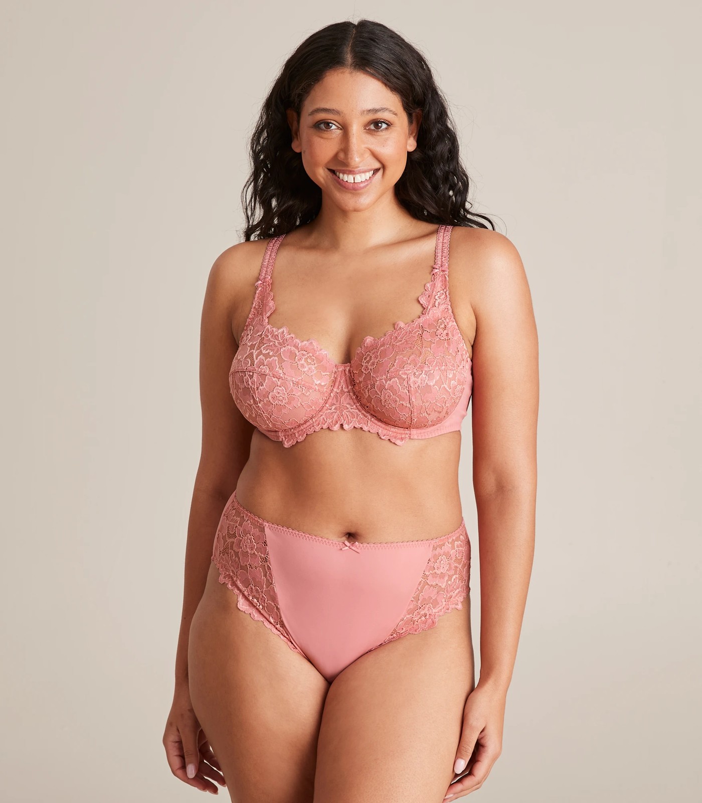 Soft Lace High Cut Briefs; Style: X21051 2 of 4
