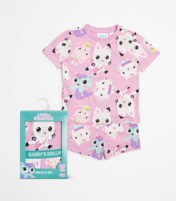 Gabby's Dollhouse Cotton Pyjama Gift Set