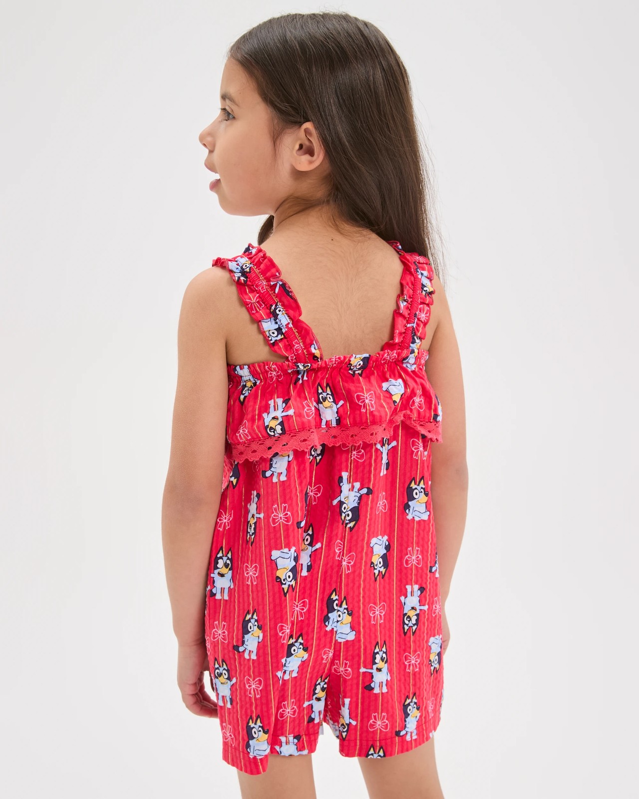 Licensed Bluey Australian Cotton Woven Playsuit 5 of 5