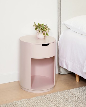 Anko Chloe Bedside Table - Pink