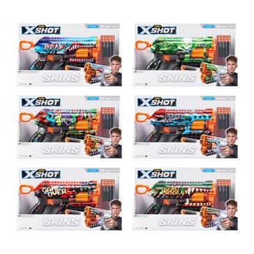 X-Shot Skins Griefer Blaster (12 Darts) by ZURU - Assorted*