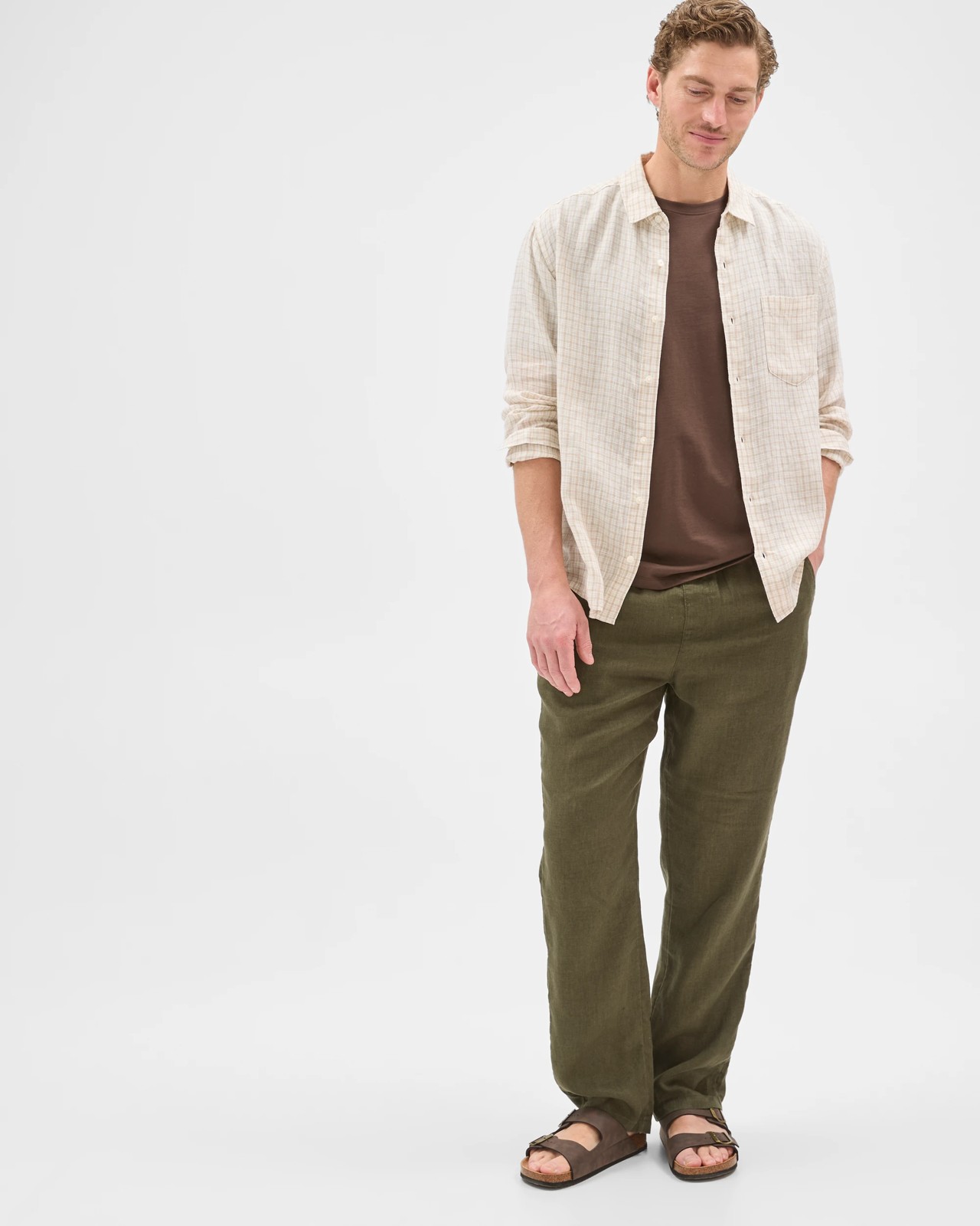 European Linen Full Length Pants - Kambaba 2 of 6