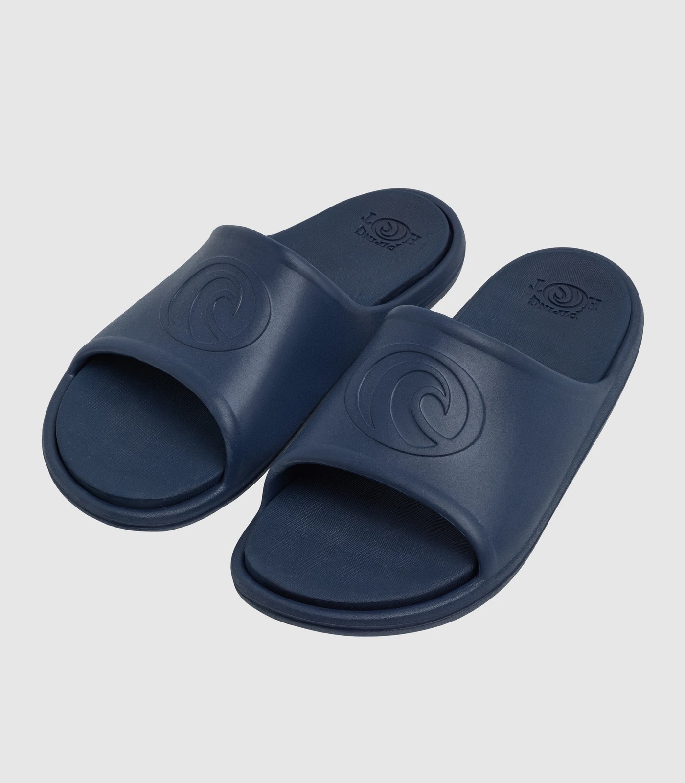 Mens navy hot sale blue slides