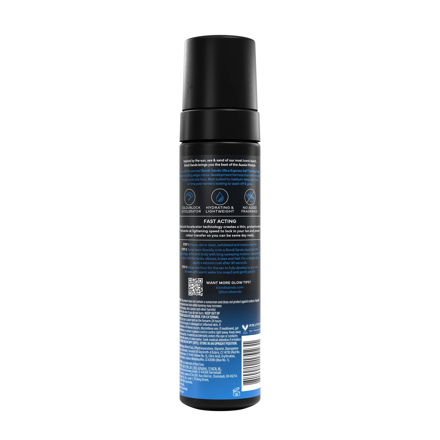 Bondi Sands Ultra Express Self Tanning Foam 200ml - Ultra Dark 2 of 2