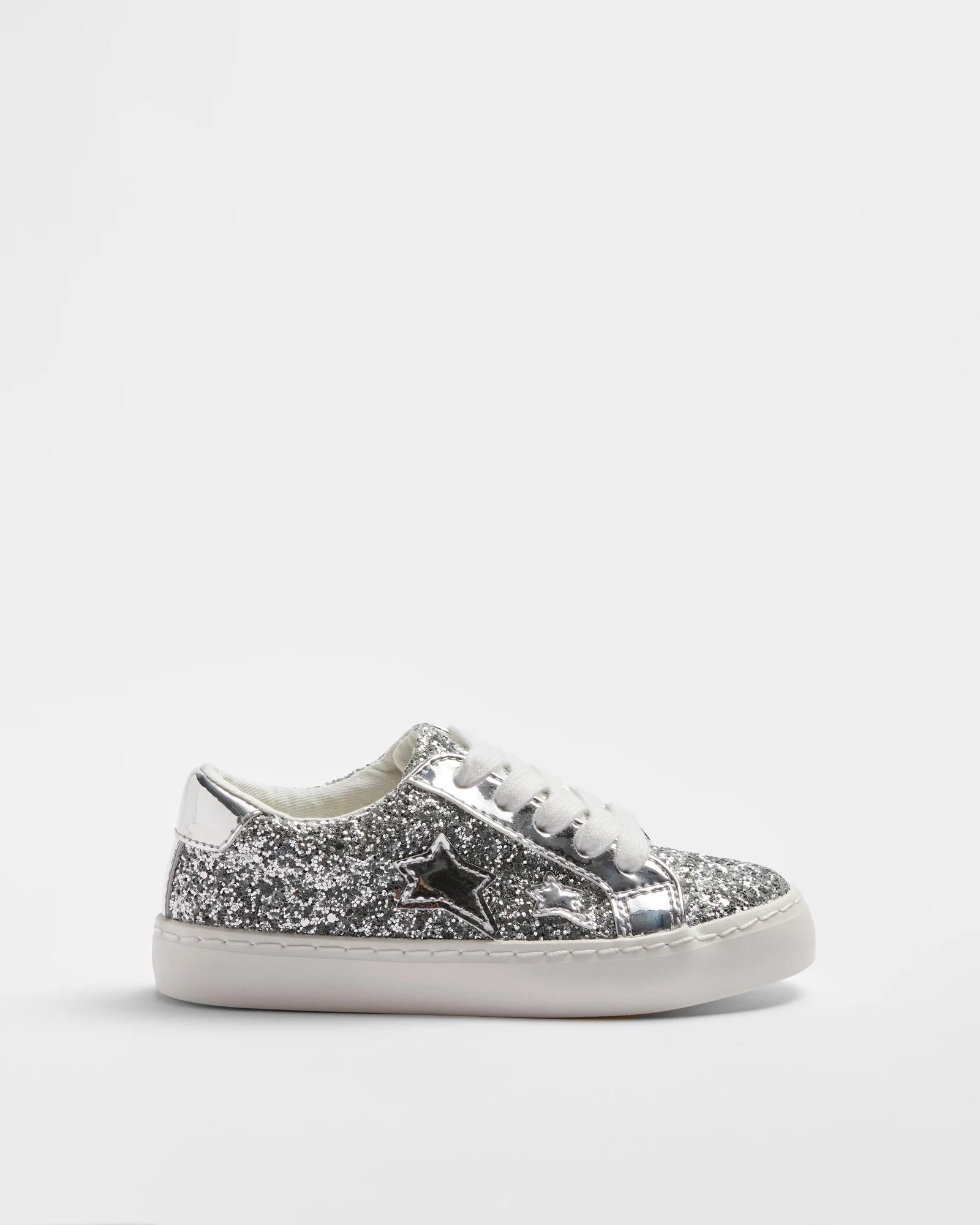 Kids store glitter sneakers