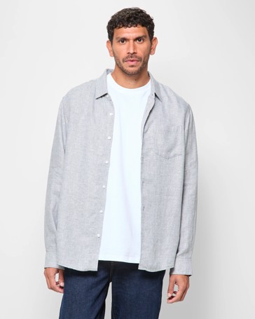 European Linen Long Sleeve Shirt